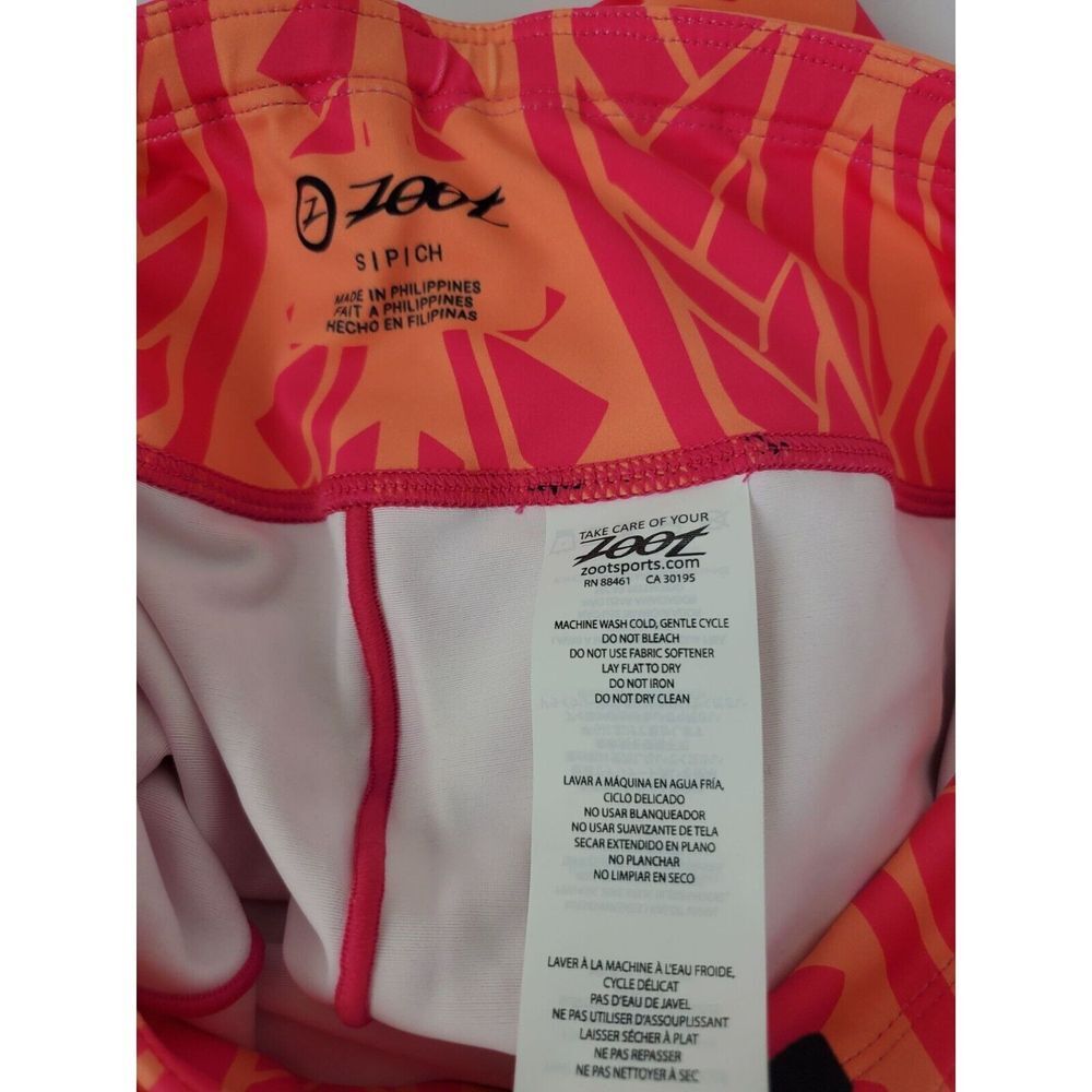 New NWOT‎ Zoot Baby Rhino Womens Running Workout Leggings Small Pink Tribal - Picture 2 of 6